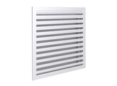 Buitenluchtrooster inbouw - aluminium