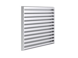 Buitenluchtrooster opbouw - aluminium