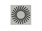 Plafondrooster - wervelrooster zonder plenum