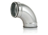 Bocht 90  - diam. 160 - met dichting