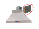 Luchtgordijn met warmwaterverwarming voor lengte 1800-2600mm