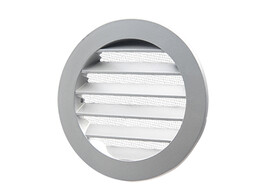 Grille en aluminium estampee ronde
