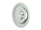 Rond regelbaar rooster - Aluminium - Ral9010 - 30 mat